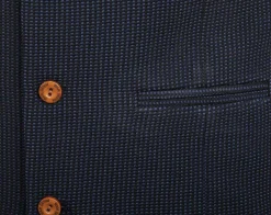 Plaid Vest Trieste 74094 Light Indigo