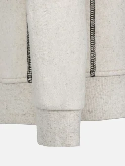 Quasar Mock Neck Beige Sweater