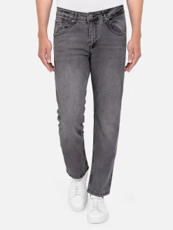 Rance Regular Fit Anthracite Faded Jeans