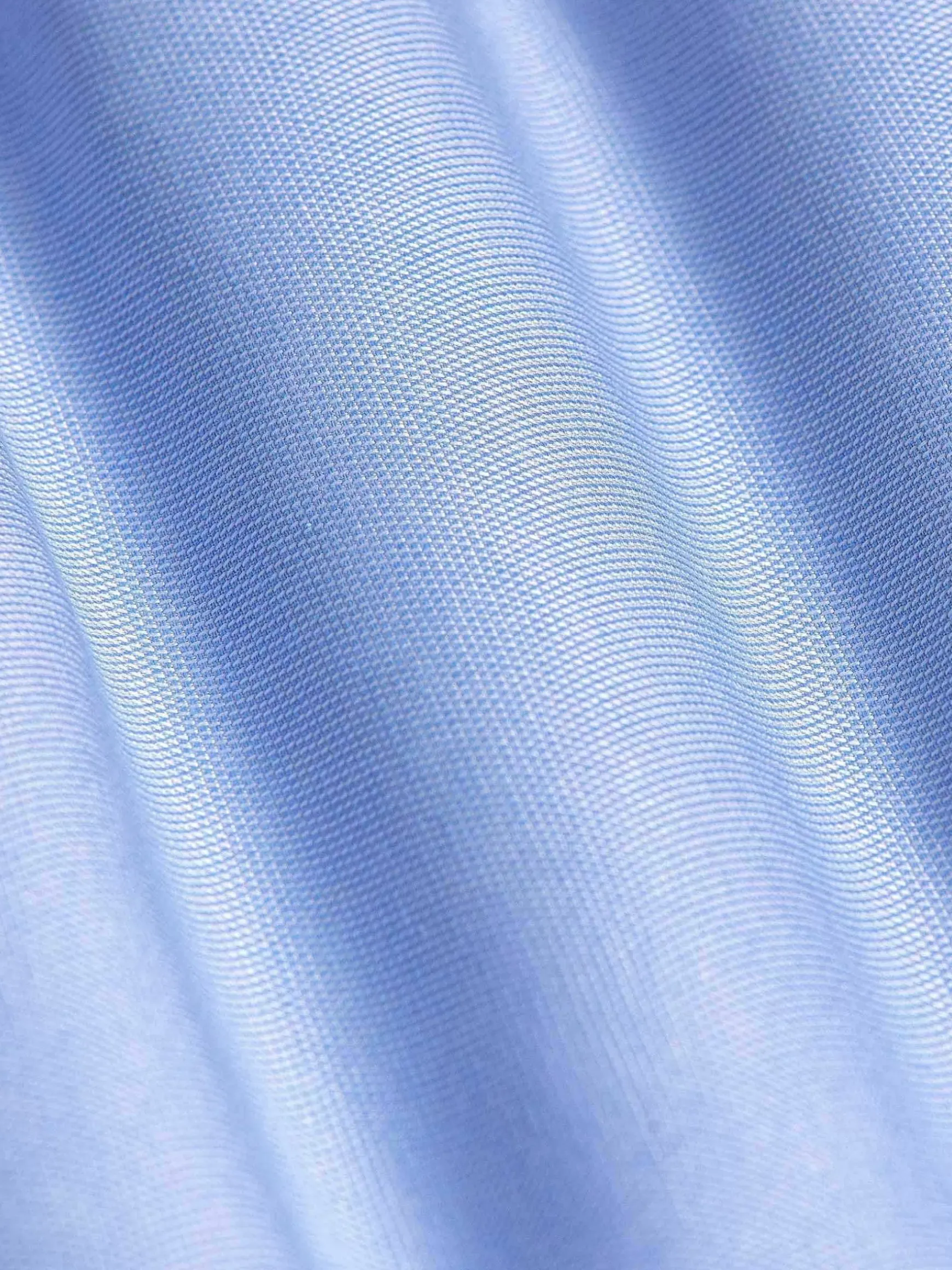 Redon Blue Poplin Plain Overhemd Longe Mouw