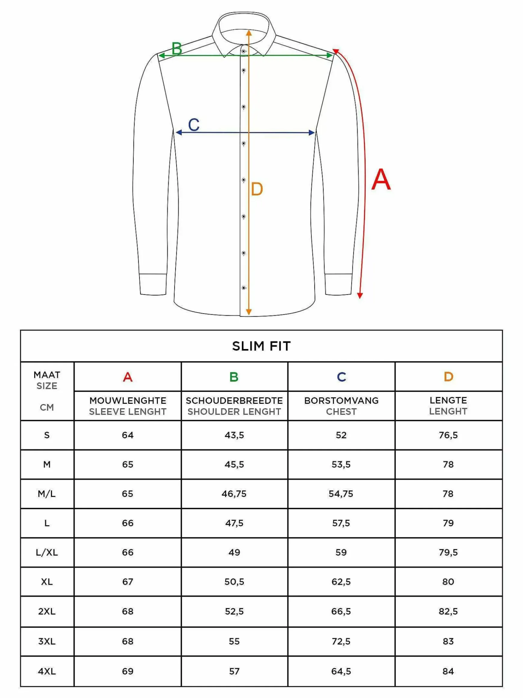 Romney Solid White Overhemd Lange Mouw