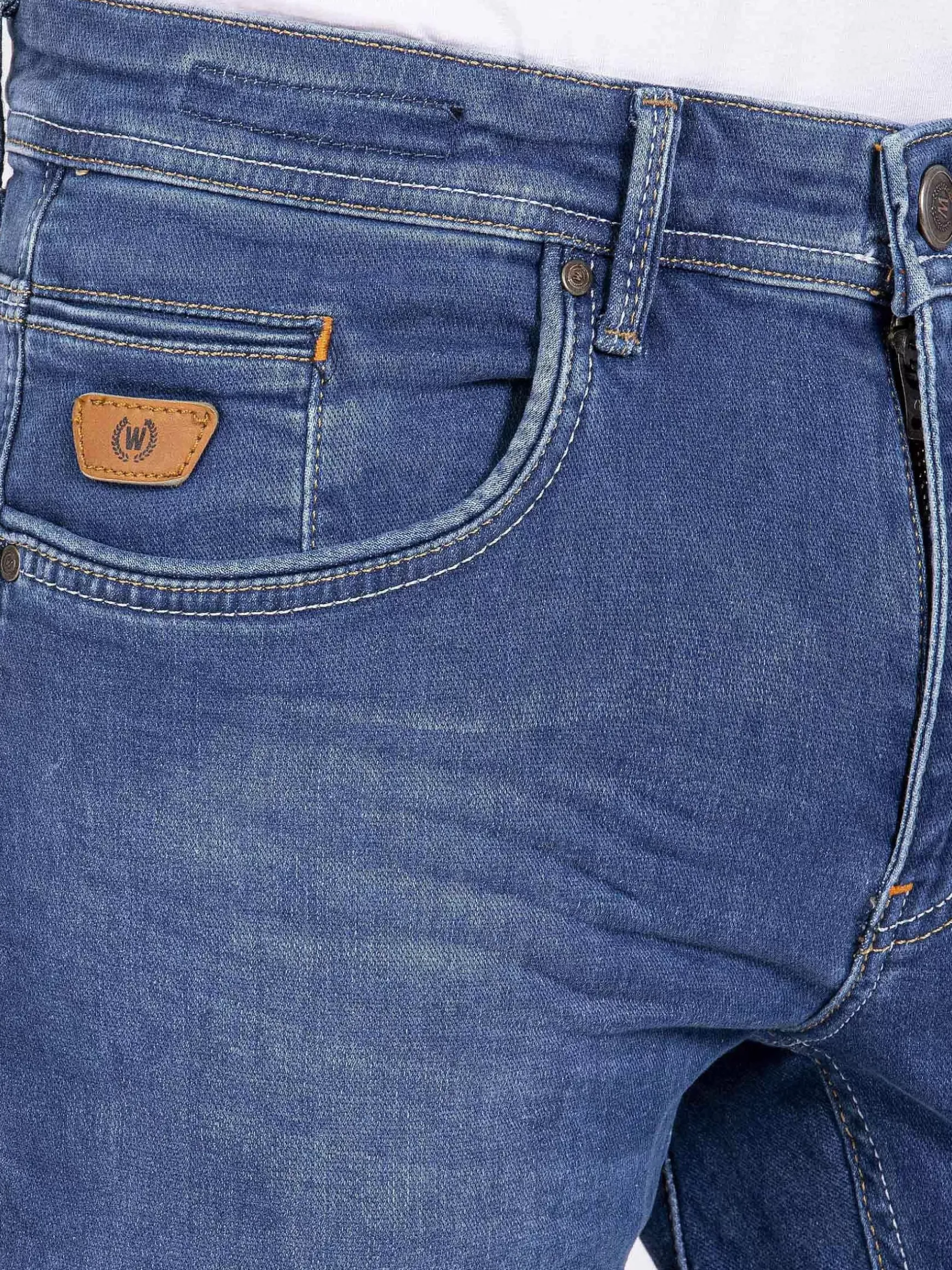 Roubiax Slim Fit Navy Jeans