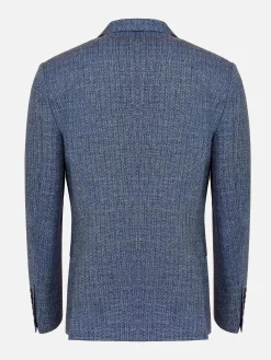 Sandro Single Breasted Light Navy Colbert