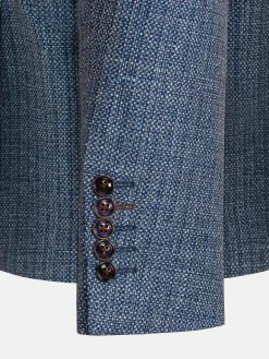 Sandro Single Breasted Light Navy Colbert