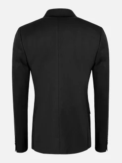 Scottsville Notch Lapel Black Suit Colbert