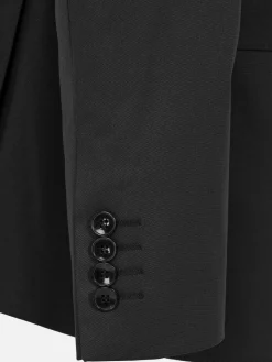 Scottsville Notch Lapel Black Suit Colbert