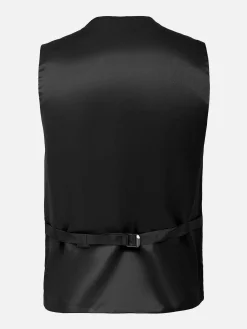 Scottsville Slim Fit Black Suit Gilet
