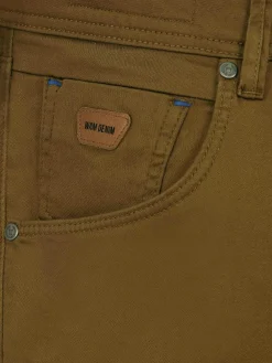 Serengeti Stretchy Slim Fit Dark Beige Jeans