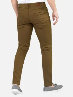 Serengeti Stretchy Slim Fit Dark Beige Jeans