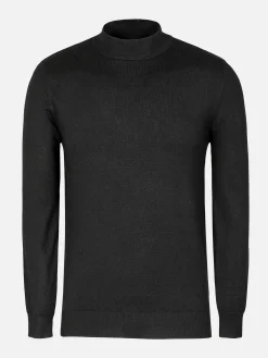 Siena Round-Necked Black Sweater