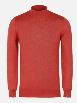 Siena Round-Necked Dark Orange Sweater