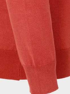 Siena Round-Necked Dark Orange Sweater