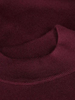 Siena Round-Necked Dark Red Sweater