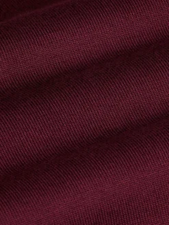 Siena Round-Necked Dark Red Sweater