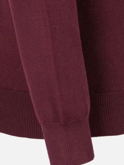 Siena Round-Necked Dark Red Sweater