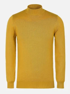 Siena Round-Necked Dark Yellow Sweater