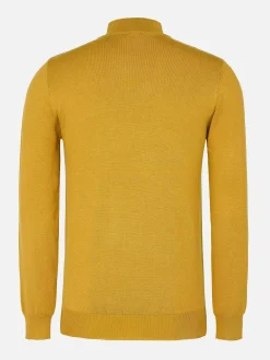 Siena Round-Necked Dark Yellow Sweater