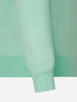 Siena Round-Necked Menthol Sweater