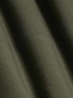 Slim Fit Textured Khaki Gilet