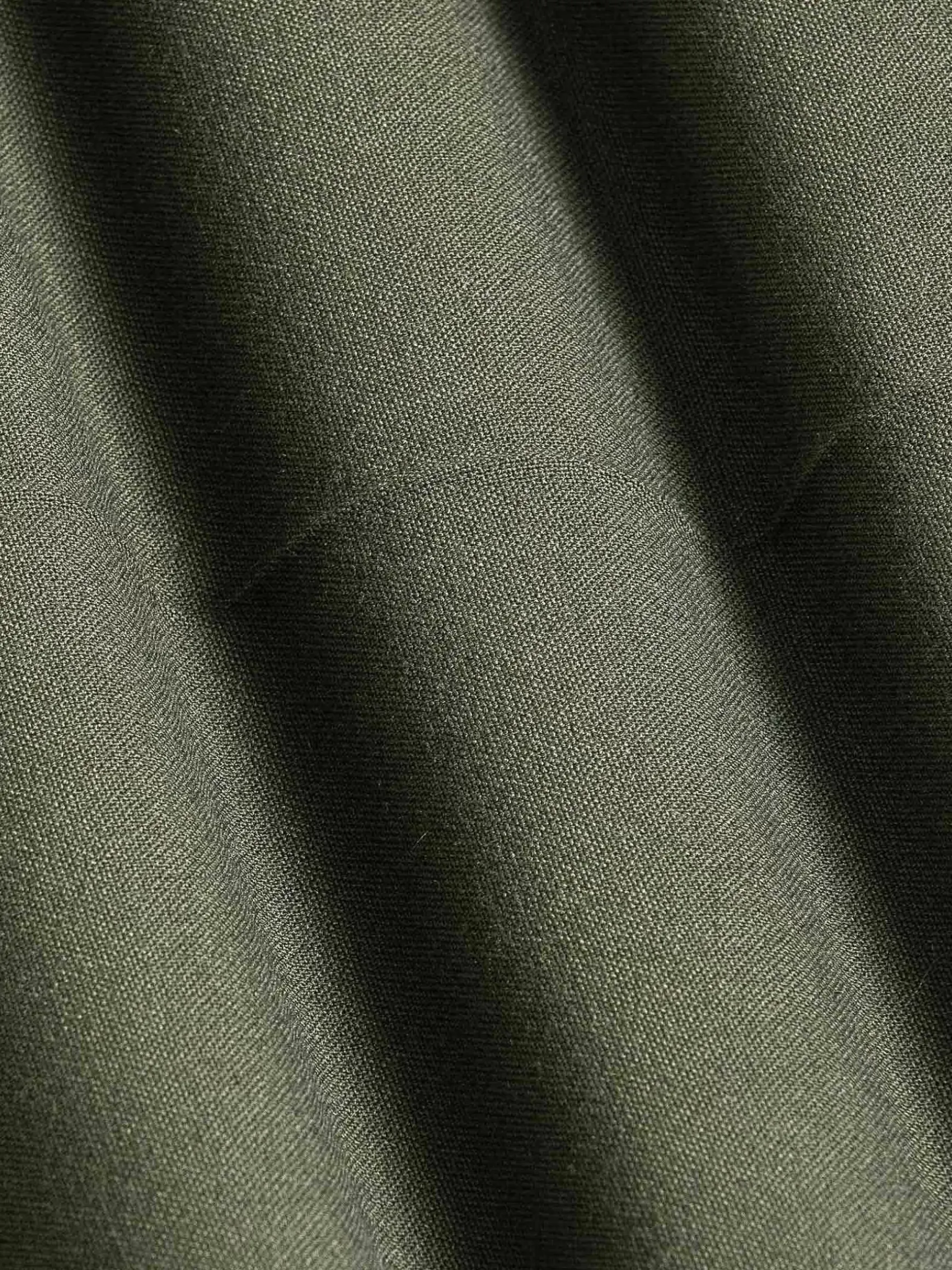 Slim Fit Textured Khaki Pantalon