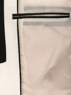 Slim Fit White Tuxedo Colbert