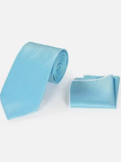 Stropdas 10000 Woven Turquoise