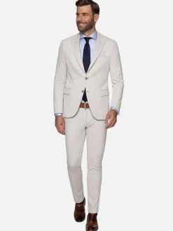 Sur Mer Slim Fit Beige Pantalon