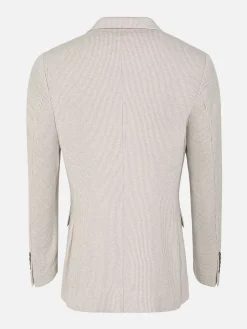 Sur Mer Slim Fit Single Breasted Beige Colbert