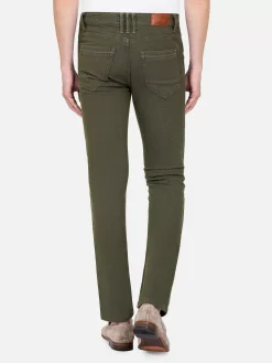 Swindon Stretch Slim Fit Khaki Jeans