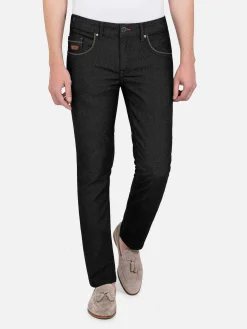 Swindon Stretch Slim Fit Black Jeans