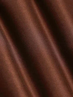 Tempesta Plain Cotton Light Brown Overhemd Lange Mouw