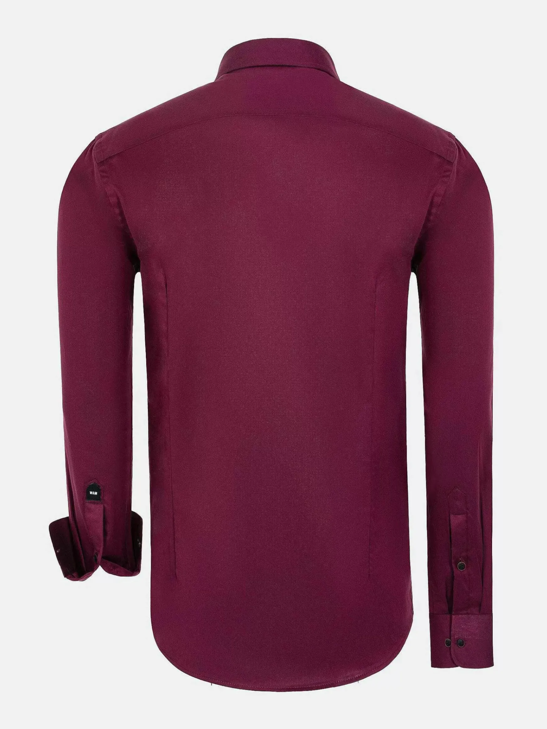 Tempesta Plain Cotton Purple Overhemd Lange Mouw