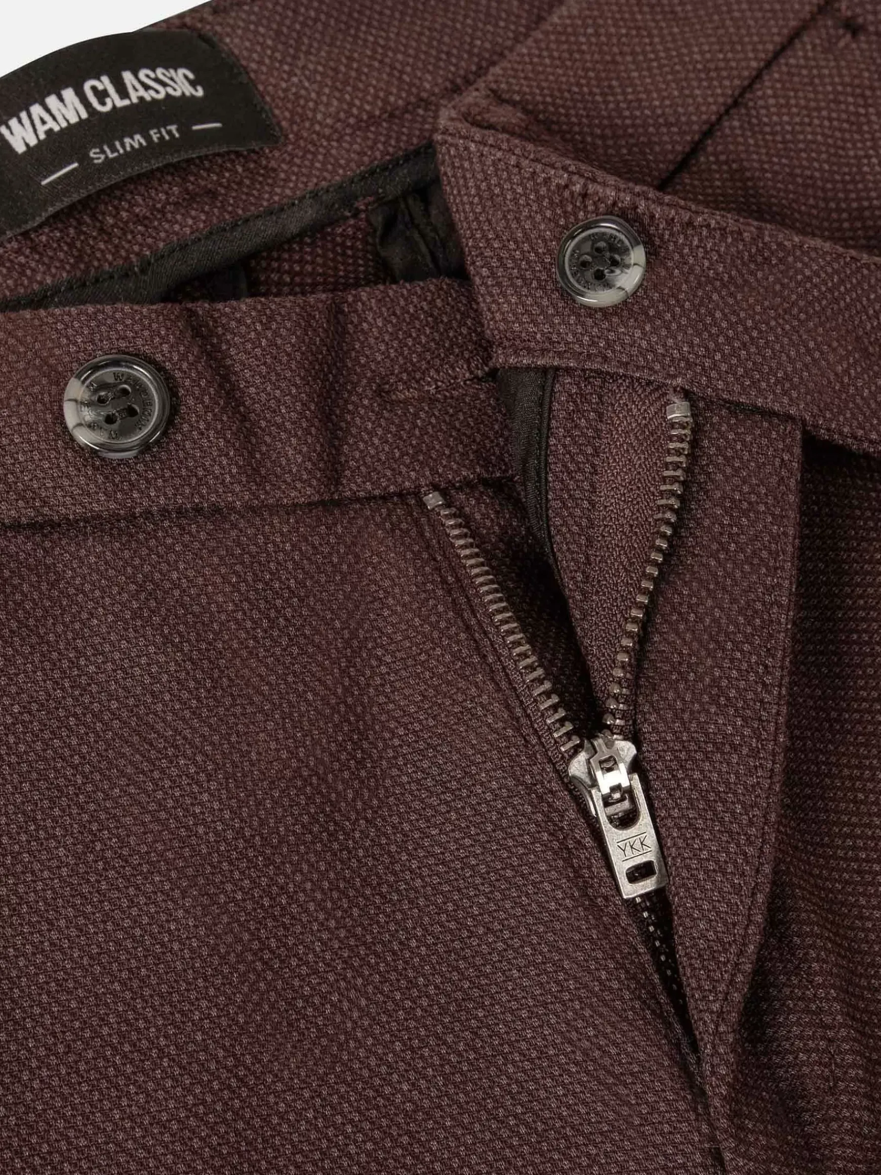 Thor Mini Pattern Check Brown Chino