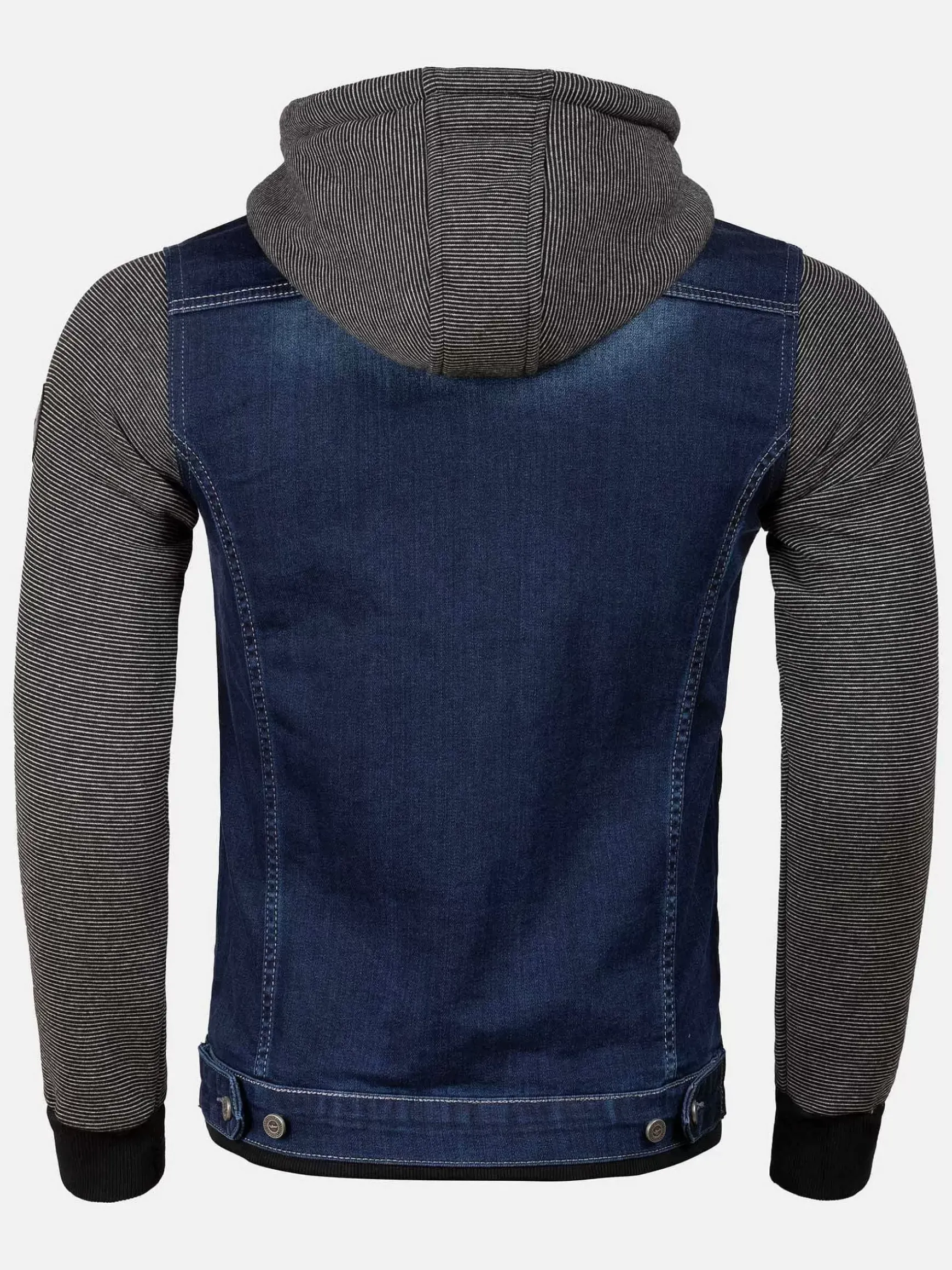 Thun Slim Fit Hoodie Navy Black Vesten