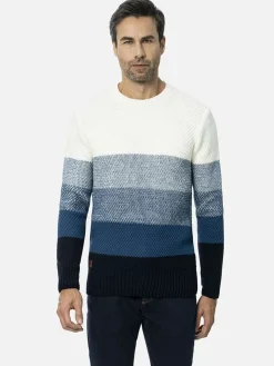 Truien Louie Off White Blue