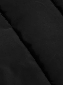 Velvet Crew Neck Black Bodywarmer