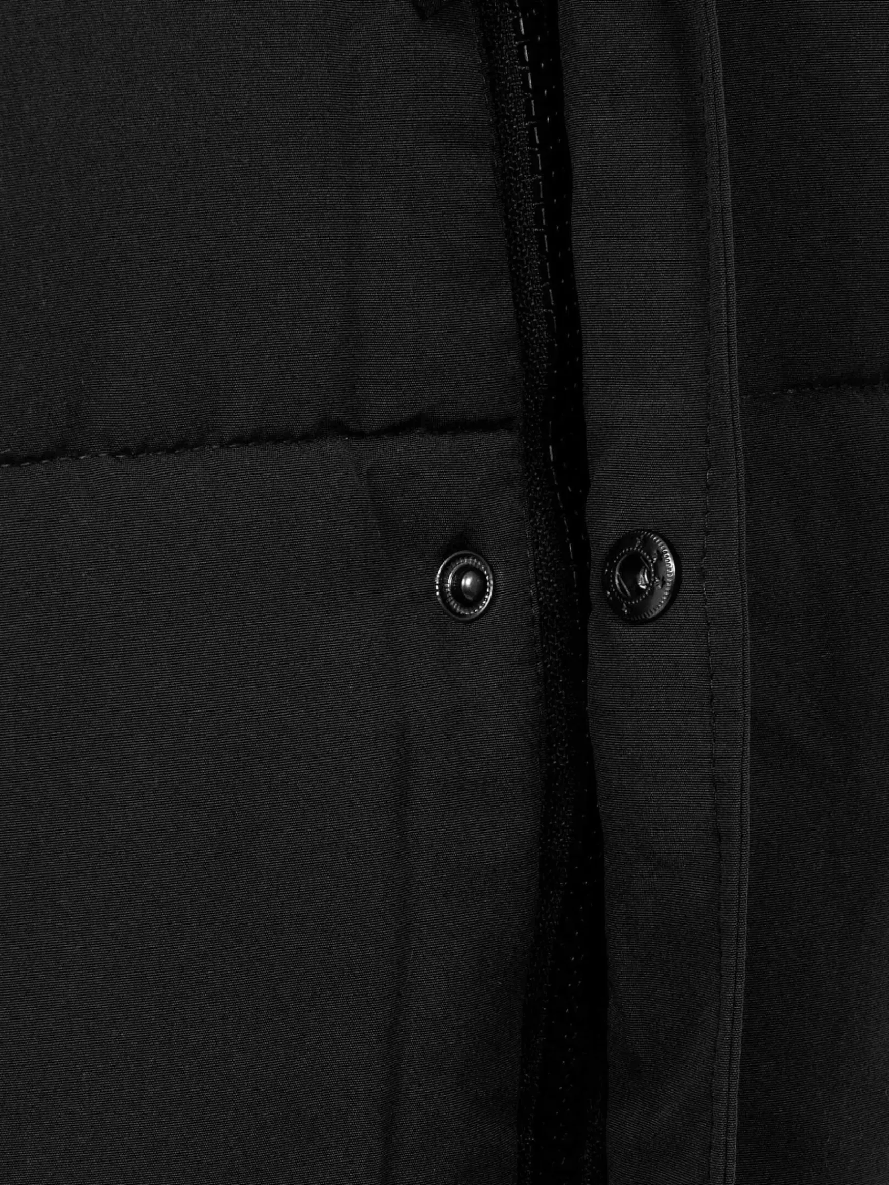 Velvet Crew Neck Black Bodywarmer