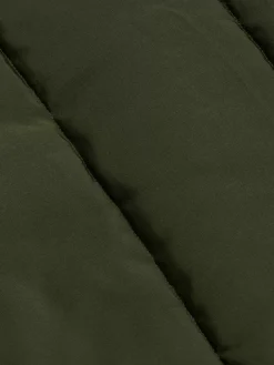 Velvet Crew Neck Green Bodywarmer