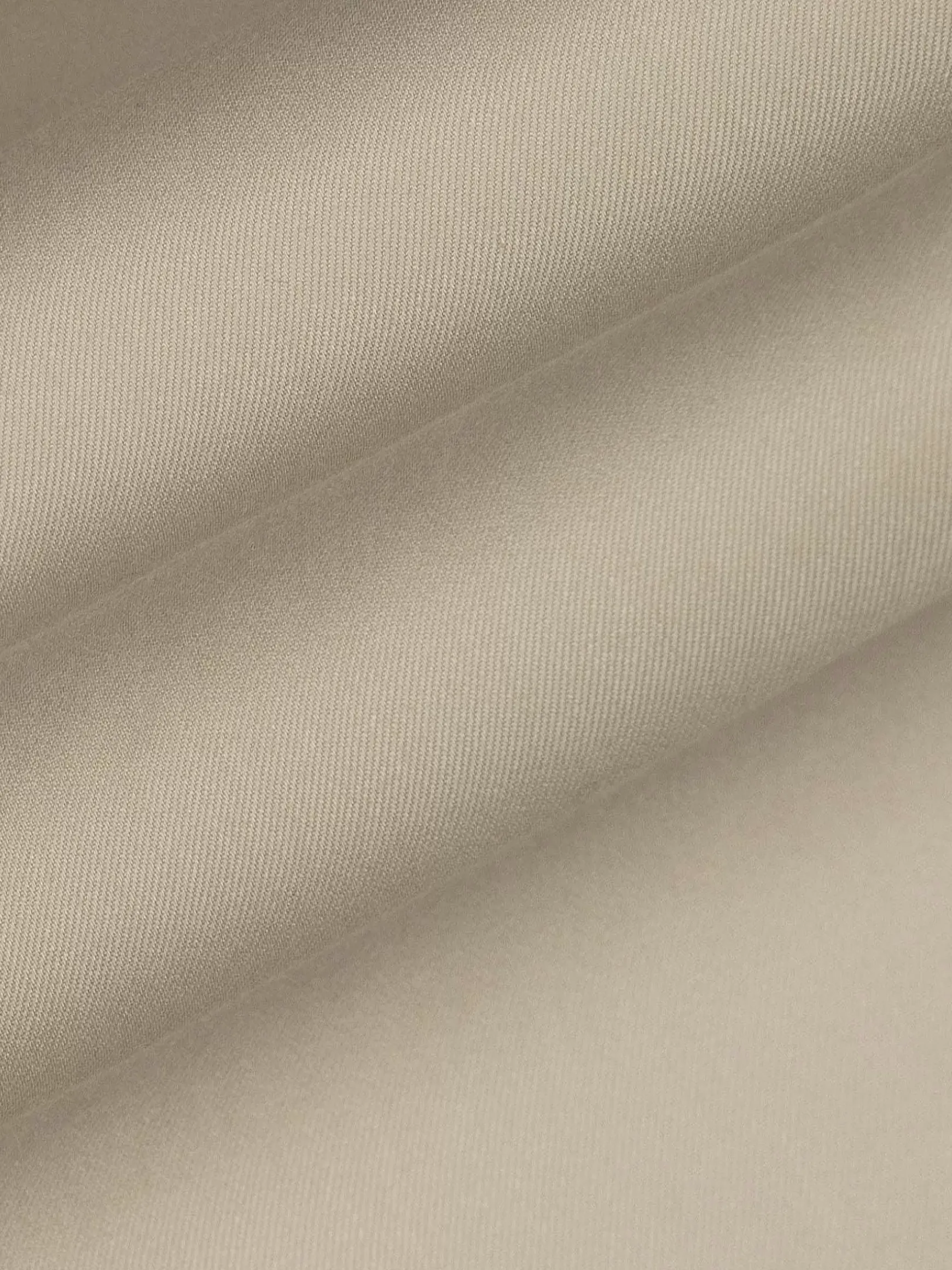 Vercelli Solid Beige Overhemd Longe Mouw