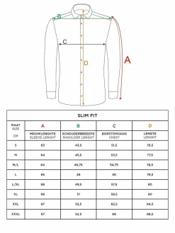 Vermilion Checkered Royal Blue Overhemd Lange Mouw