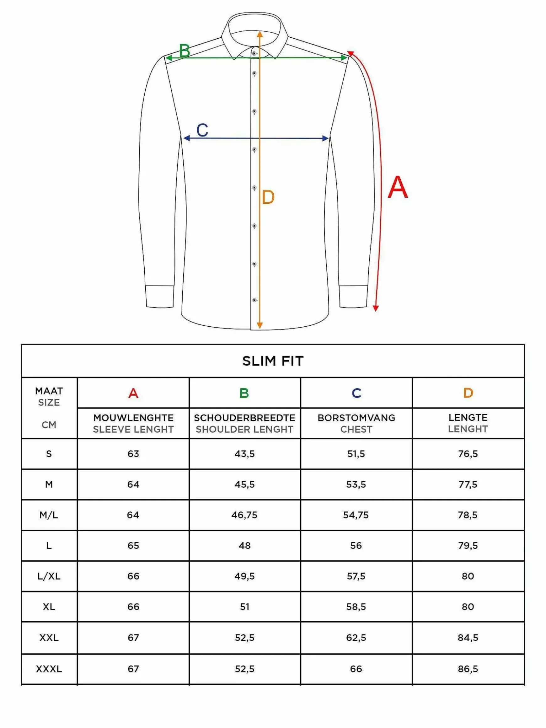 Vermilion Checkered Royal Blue Overhemd Lange Mouw
