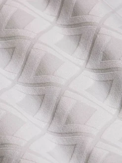 Vista Zipper White Polo