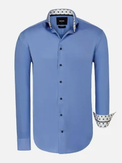 Waylon Regular Fit Royal Blue Overhemd