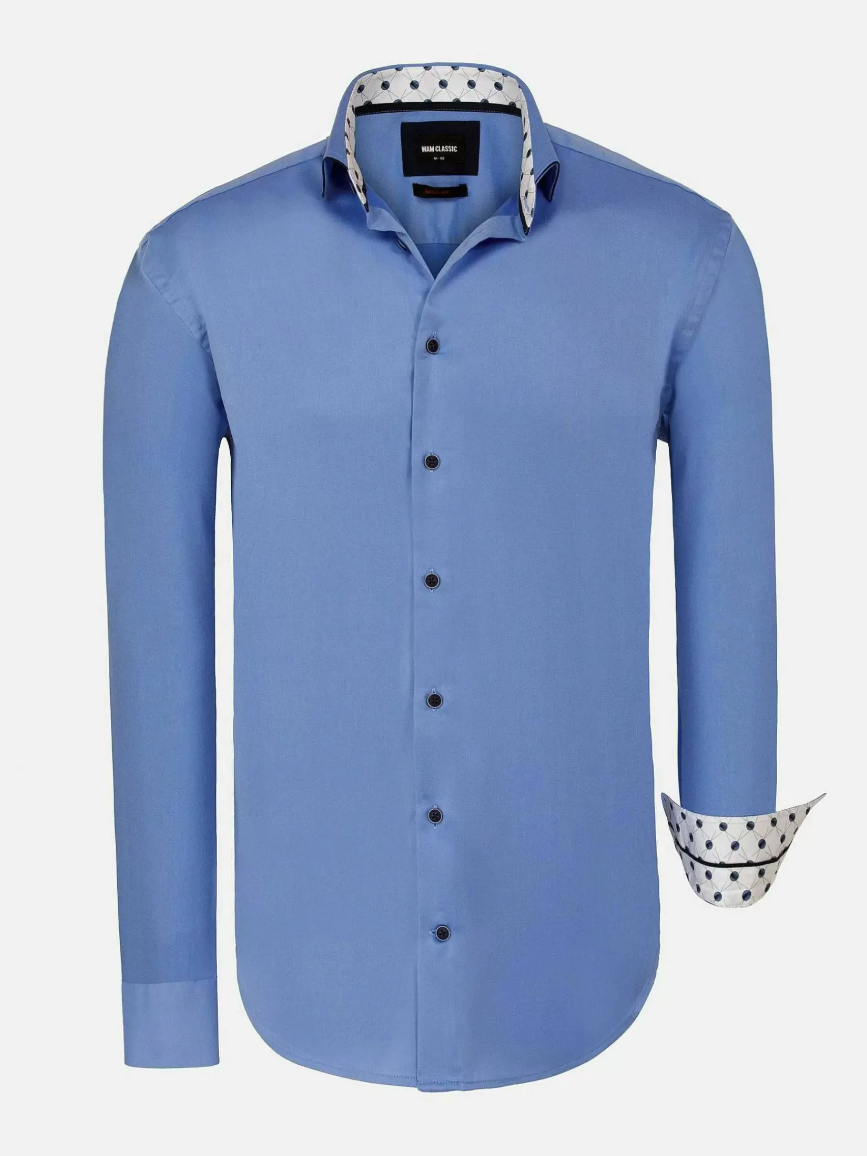 Waylon Regular Fit Royal Blue Overhemd