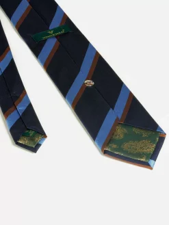 William Powell Black Grey Stropdas