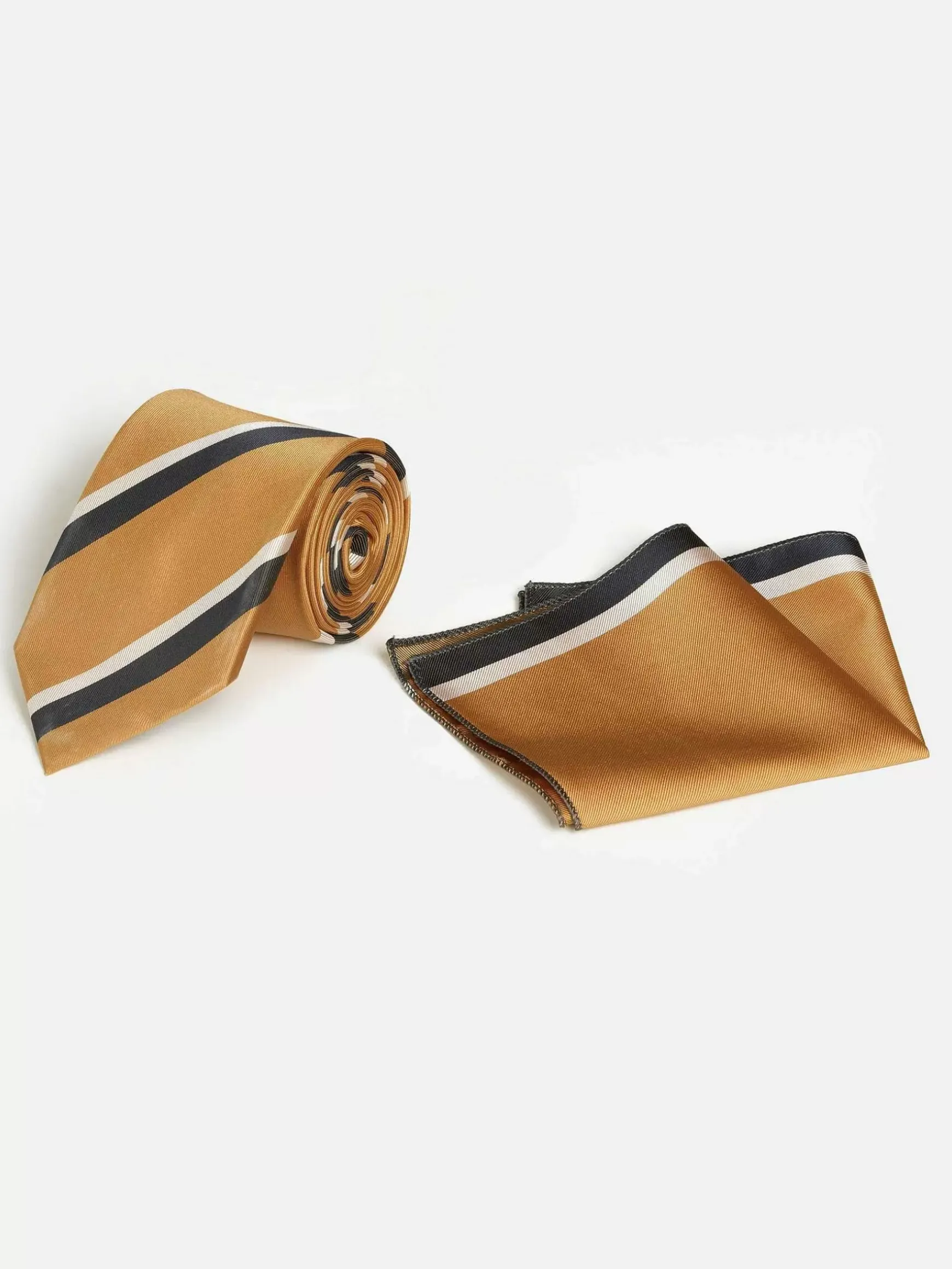 William Powell Black Orange Stropdas