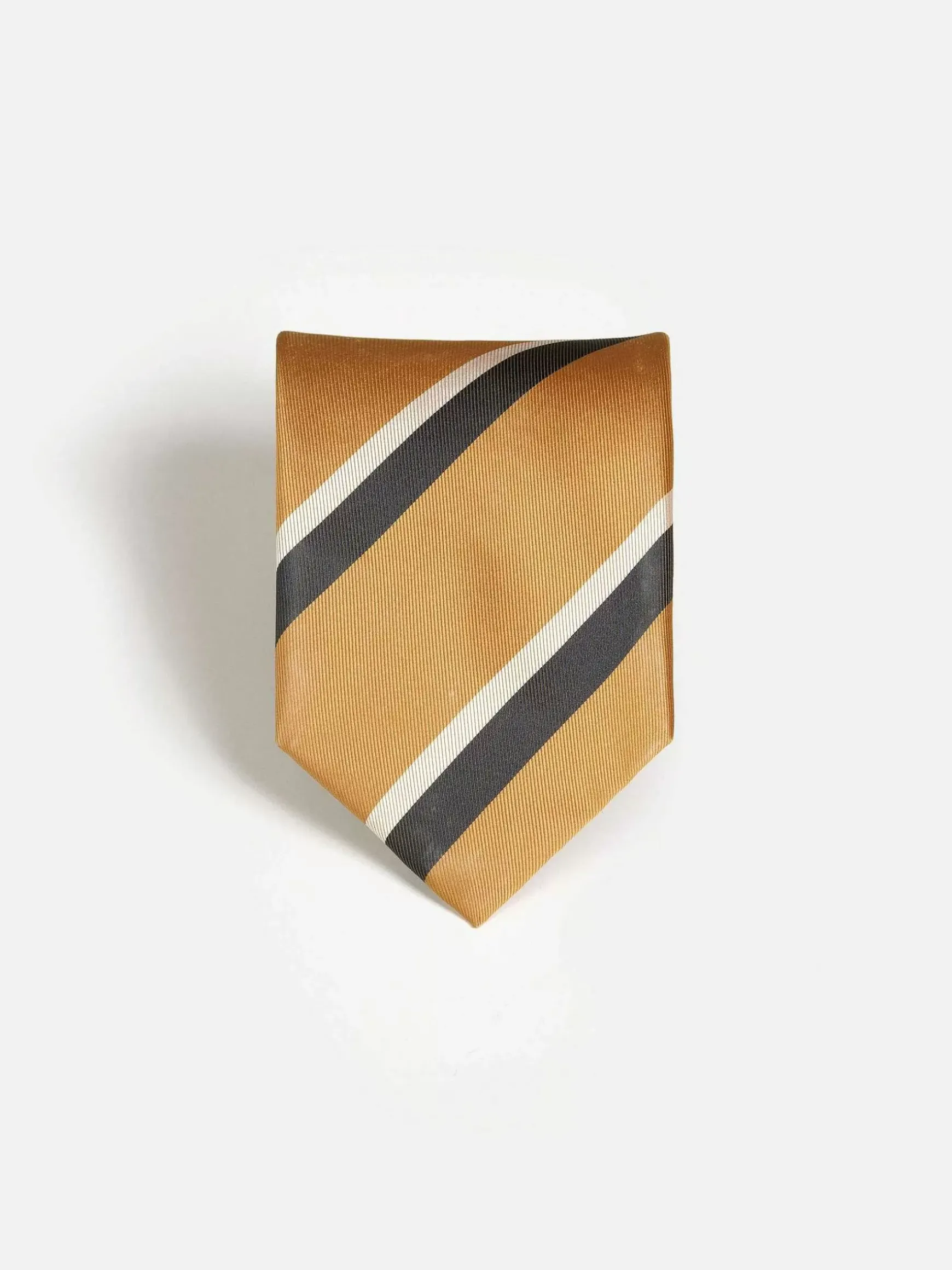 William Powell Black Orange Stropdas