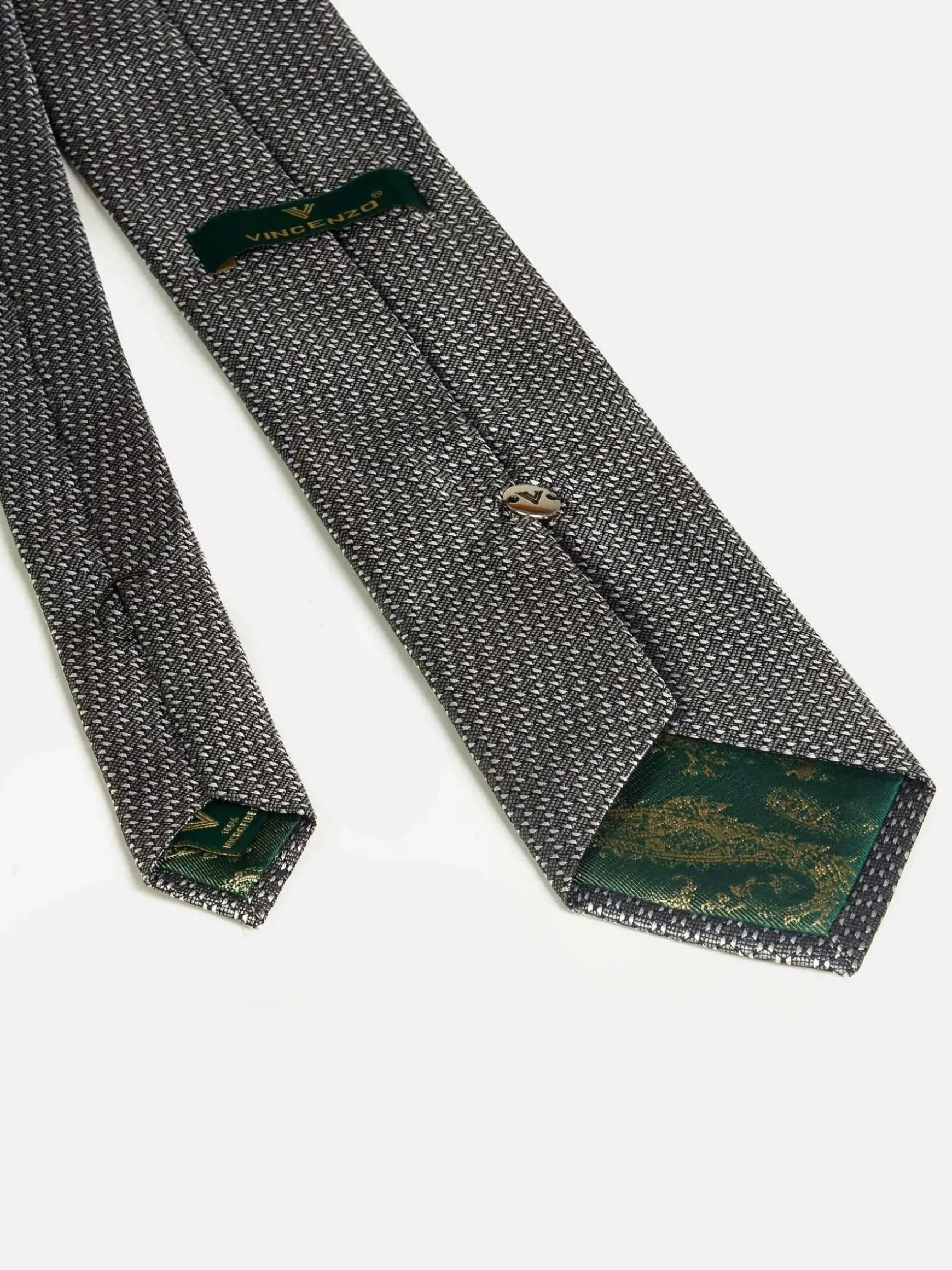 William Powell Grey Stropdas